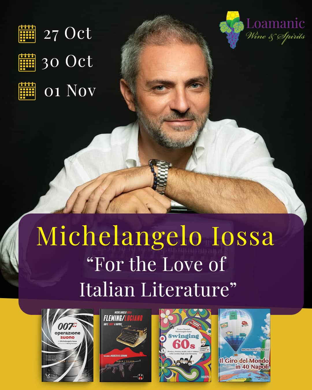 Michelangelo Iossa Featured Titles - Loamanic Wine Sponsor