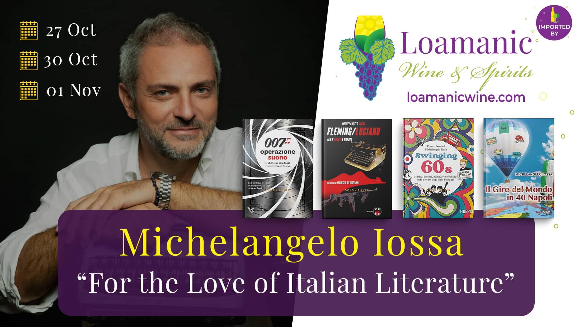 Michelangelo Iossa “For the Love of Italian Literature”